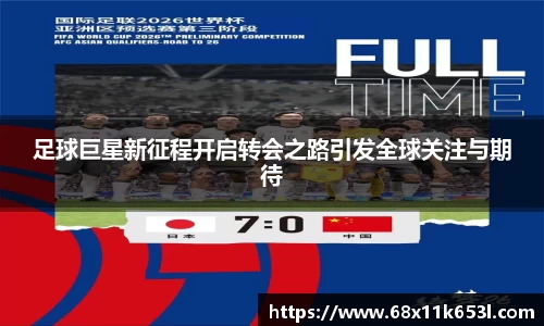 足球巨星新征程开启转会之路引发全球关注与期待